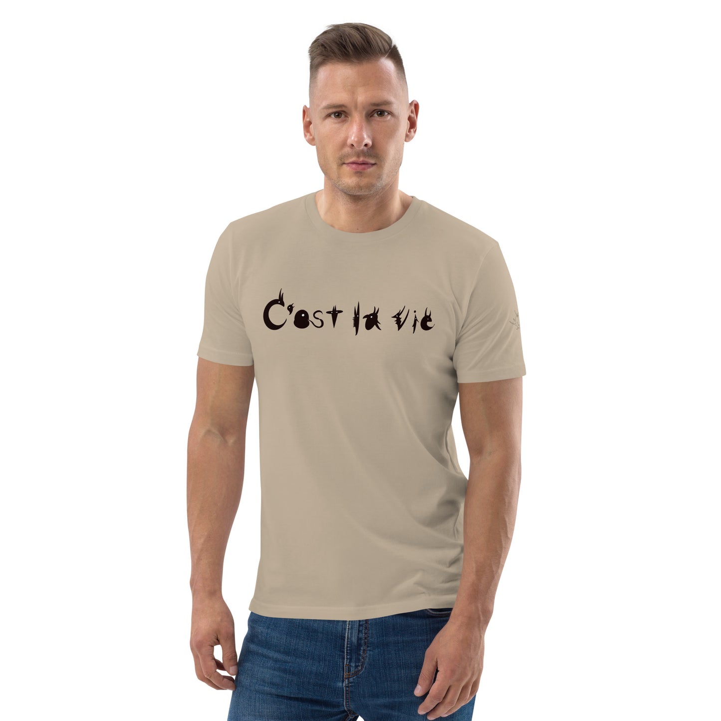 Unisex Emilien C’est la vie t-shirt(Black)