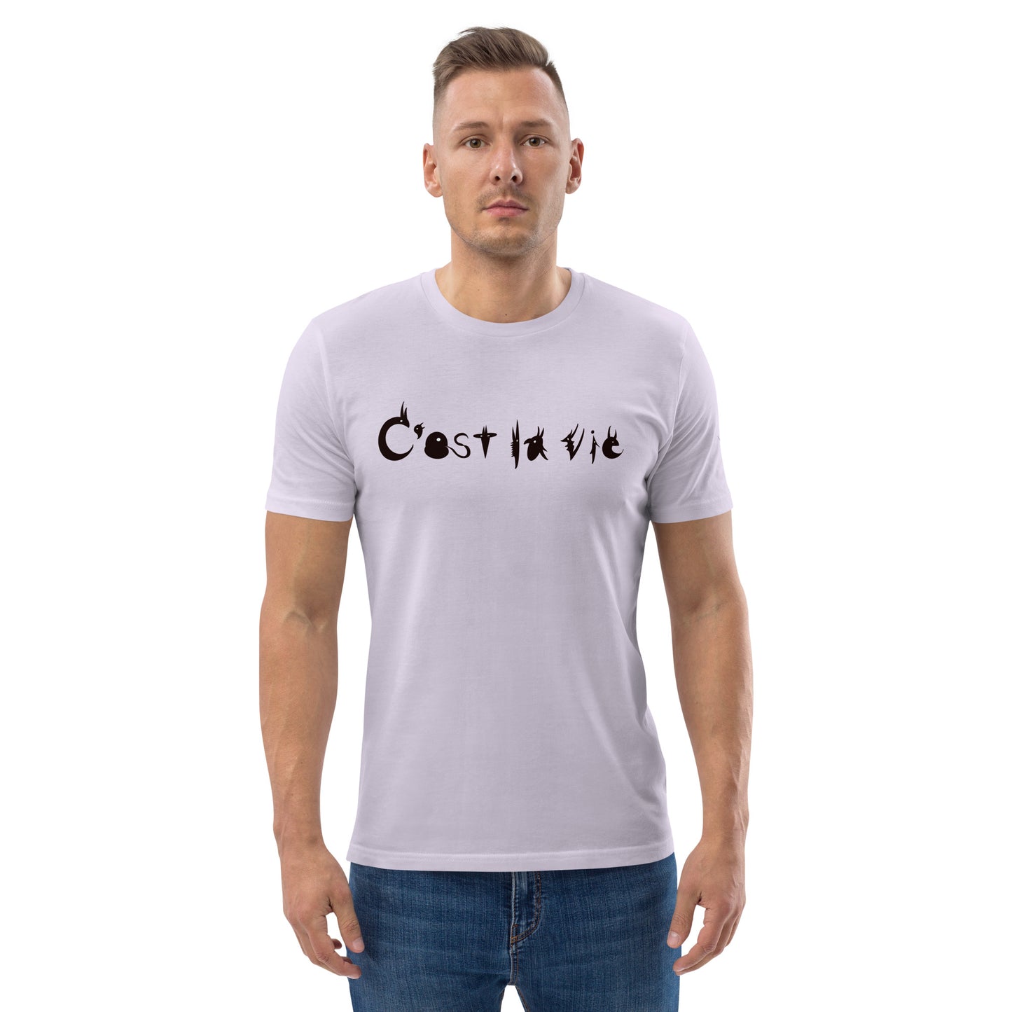 Unisex Emilien C’est la vie t-shirt(Black)